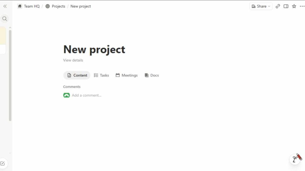 Full Notion page open on desktop