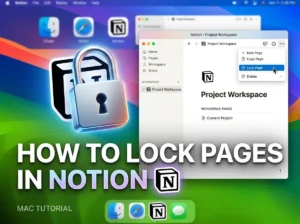 How to Lock Pages in Notion