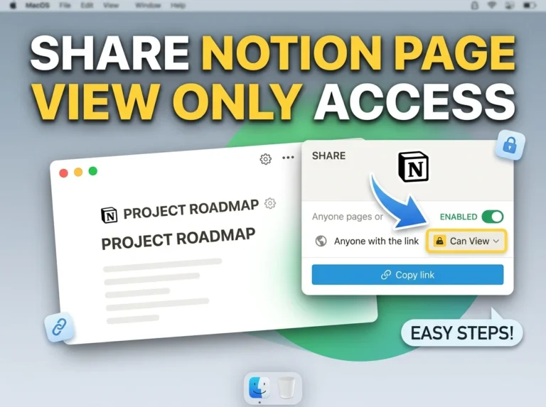 How to Share a Notion Page With View Only Access 27 Share a Notion Page With View Only Access